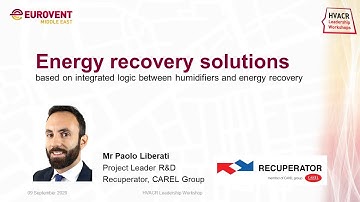 Recuperator: Energy recovery solutions