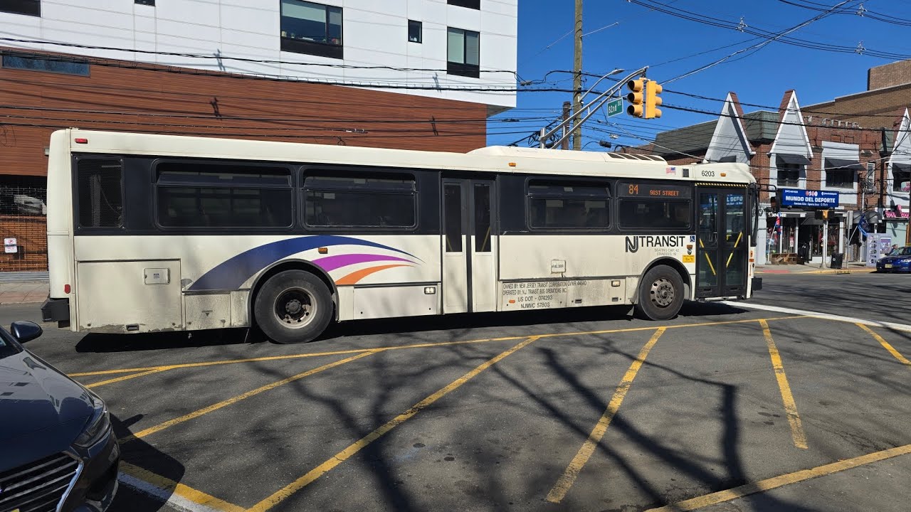 NJ TRANSIT 84 91ST ST VIA BERGENLINE (NABI 40-SFW 6203)