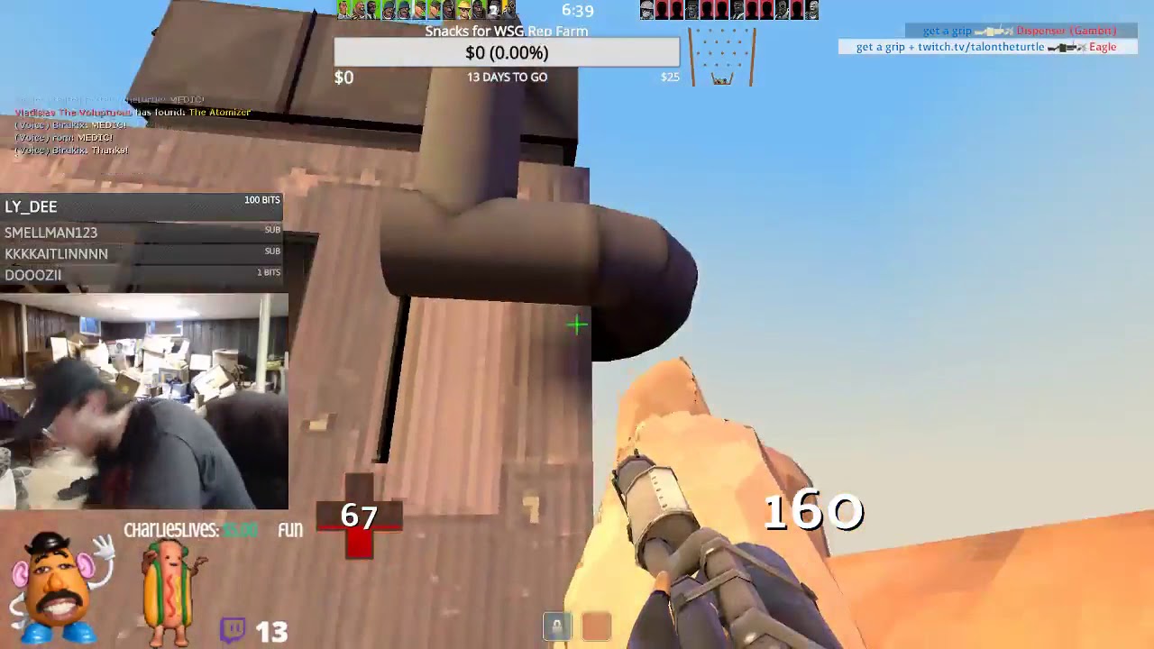 pyro airblast + sentry knockback = rollercoaster