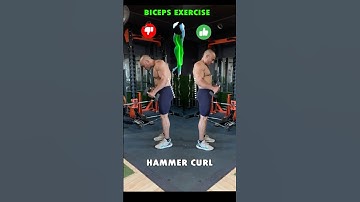 "Dumbbell Hammer Curls: Are You Doing Them Correctly?"#shorts #fitness  #motivation