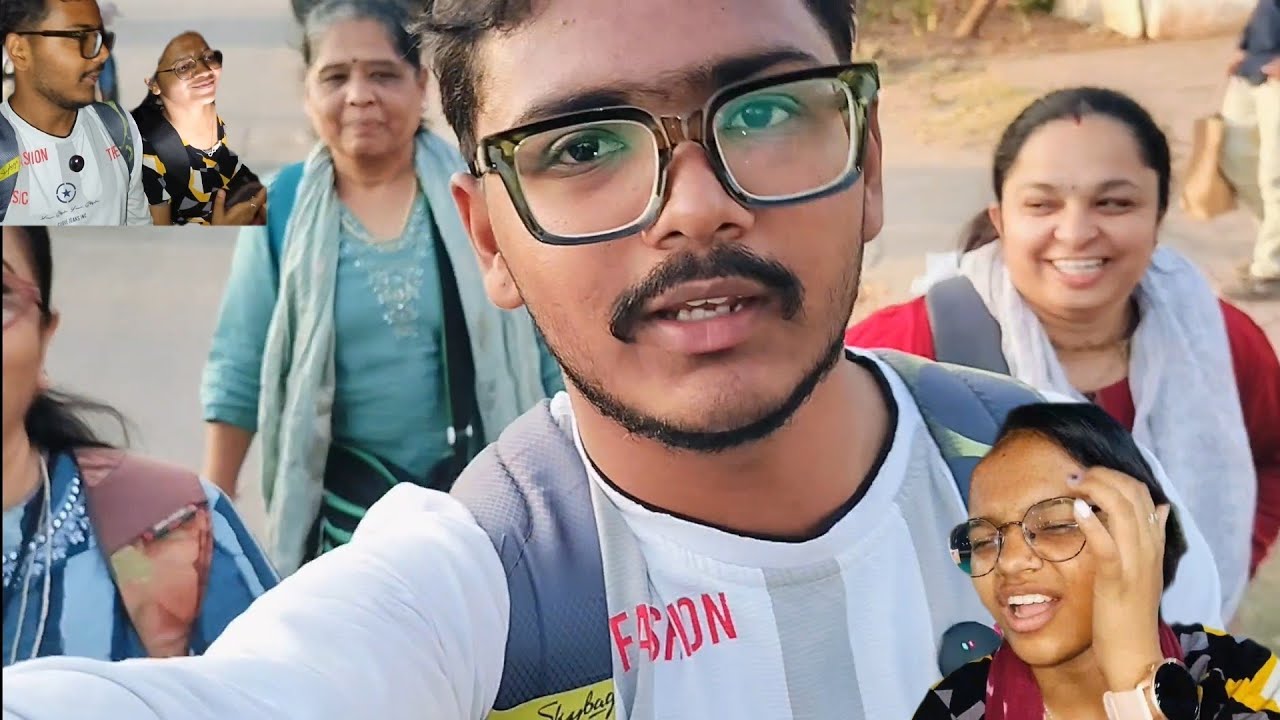 Day 1 of પગપાળા ડાકોર યાત્રા 🤙🏻 જોવો રિદ્ધિ જોડે શું થયું 😂