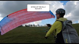 Paragliding  Episode 8 Kiting up the hill.  #shorts