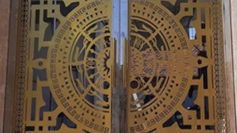 @ CỬA cổng sắt cnc cắt laser 2 cánh $ đi hà tĩnh.