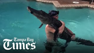 'Gator Boys' star rescues gator from South Florida pool