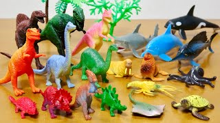 恐竜 海の生き物のフィギュアが大小10種類入った 恐竜王国2 海の王国 西松屋でゲット Youtube