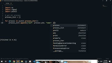 How to kill a process by name in Python