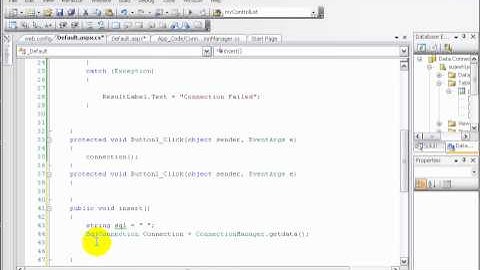 C sharp (Asp.net ) in Tamil Connection Manager part - 2 (Insert Data to database)