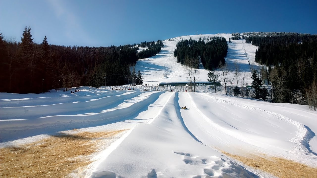 Snow Tubing at Mt Spokane 2018 YouTube