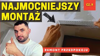 💪𝐍𝐀𝐉𝐌𝐎𝐂𝐍𝐈𝐄𝐉𝐒𝐙𝐘💪 sposób montażu NAROŻNIKA ALUMINIOWEGO | Remont przedpokoju cz. 9