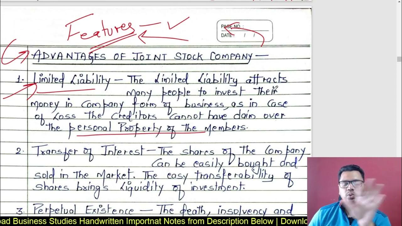 17 Joint Stock Company Meaning, Features, Merits & Demerits Business Studies Class 11 YouTube