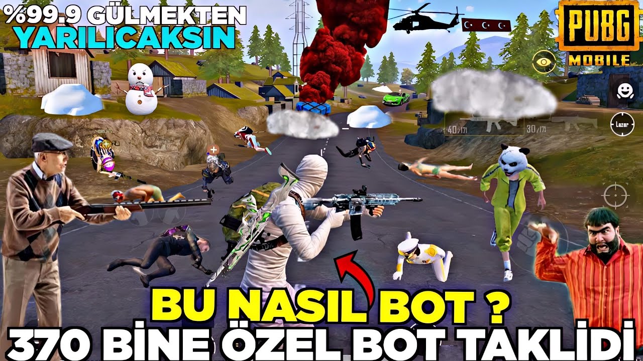 370 BİNE ÖZEL EDİT 😱 MUMYAYLA BOT TAKLİDİ (%370.000 GÜLMEK GARANTİ) 😂 PUBG MOBİLE TROLL
