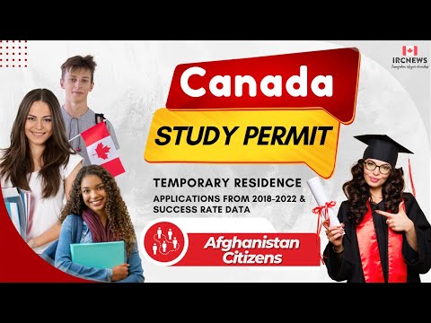 Afghanistan citizens' TR Study Permit Applications and Success Rates for Canada Immigration