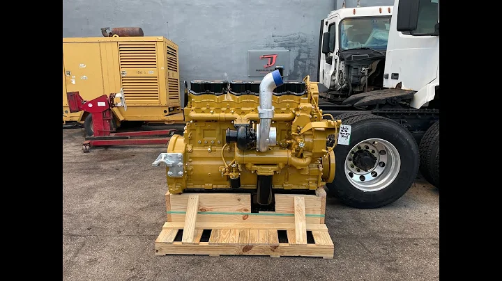 1995 Caterpillar 3406E Diesel Engine for sale test run @JJRebuilders 5EK, Stock # 005897