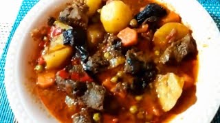 Guiso de carne con ciruelas pasas *receta de cocina saludable *Estofado tradicional *comida familiar