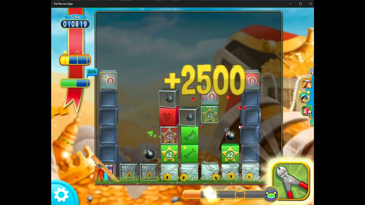Pet Rescue Saga level 4019 no boosters