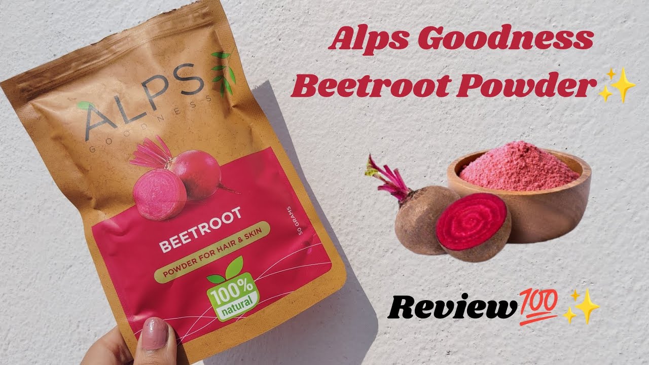 Alps goodness beetroot powder | Honest review | 100% natural beetroot powder