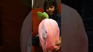 cute strawberry bunny rabbit plush toy #shorts #rabbit #plushie🐇🐇🐰
