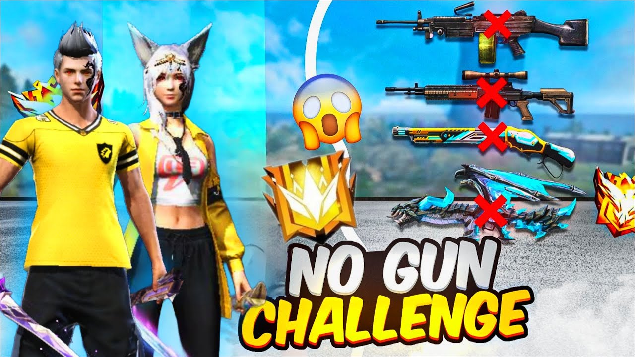 No Gun challange  💀 Booyah | free fire video | Mr Aman Gamer | Miss Mahi Gamer | 