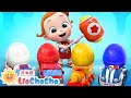 ふしぎな たまご わってみよう! | 子どもの歌 | 童謡 | リアとチャチャ | LiaChaCha