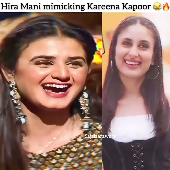 😍😍Pakistani actress Hira Mani mimicking Kareena Kapoor #shorts