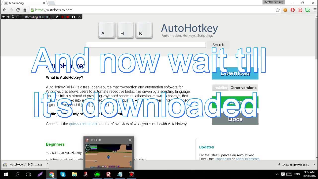 Roblox Dbfa How To Macro Using Ahk Youtube - ahk roblox scripts