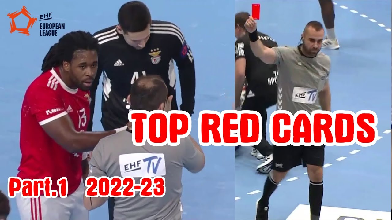 Top Red Cards in Handball 2023 EHF European League