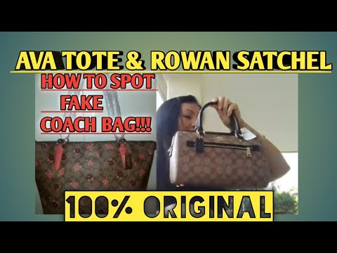 AVA TOTE COACH BAG ORIGINAL & ROWAN SATCHEL