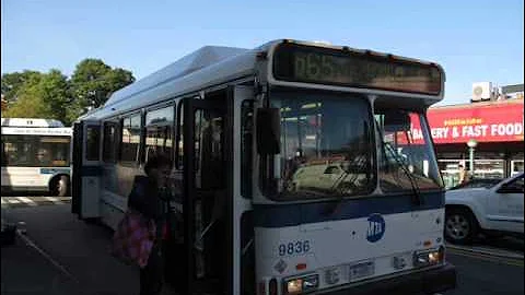 MTA Bus Company College Point Depot: 1999 OBI Orion V CNG #9836 Q65 Sound recording