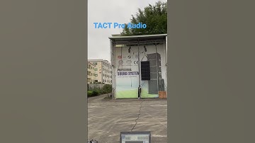 Dual 12 inch powered line array speakers sound system