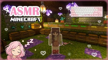 Minecraft ASMR ♡ –  Shop Renovation  | Keyboard Sounds & Whispering✨