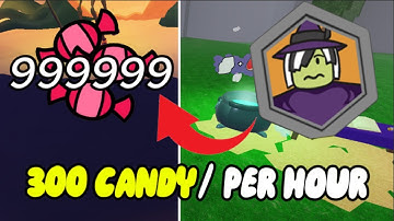 THE FASTEST WAY TO GRIND CANDY IN 99 NIGHTS IN THE FOREST POTION MAKING UPDATE!