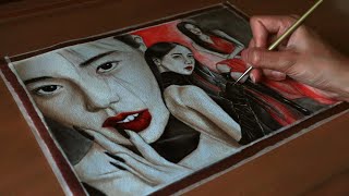 Watercolor Painting Of Lim Ji-Yeon Using Koi Watercolor