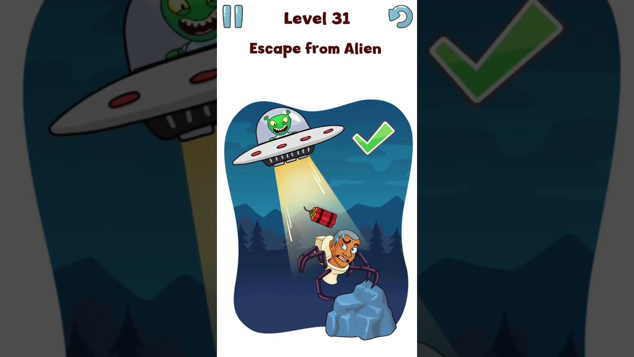 Escape from Alien - Toilet DOP Story Level 31 