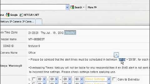 NETCURY IP CAMERA VIDEO TUTORIALS - S-Guard
