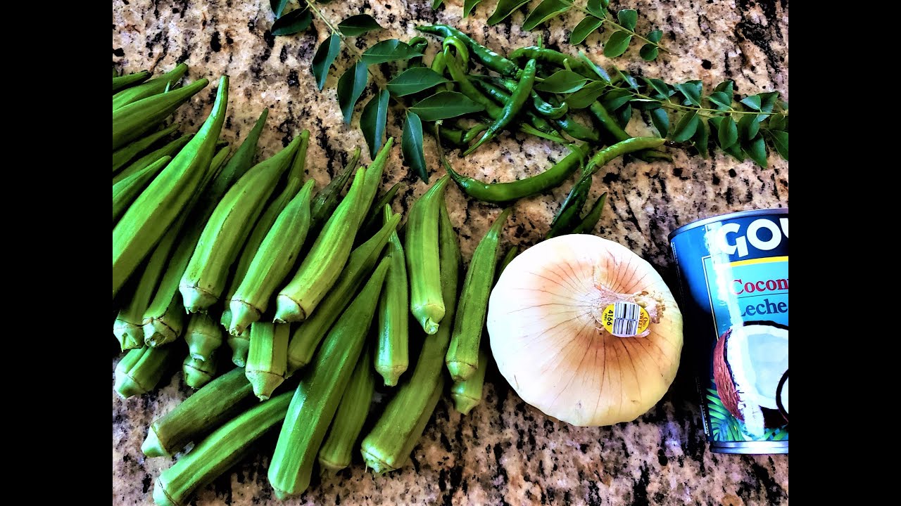 Okra Curry with Coconut milk YouTube