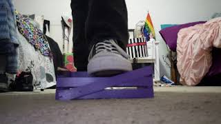 Im Just Randomly Crushing An Old Pencil Box I Dont Really Use Anymore With My Converses