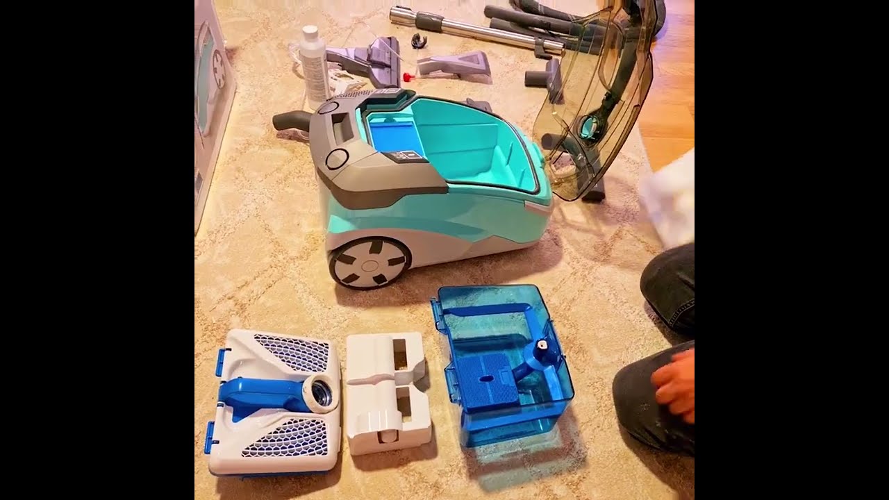 الحل لبيت فيه أطفال😅 تكنس،وتغسل،وتنشّف. النتيجه واااو صدمت حقا 😬 مكنسة  Thomas_Aquai