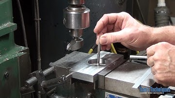 Clamp Knurling Tool, Body, Squaring the Stock and Boring the Center Hole