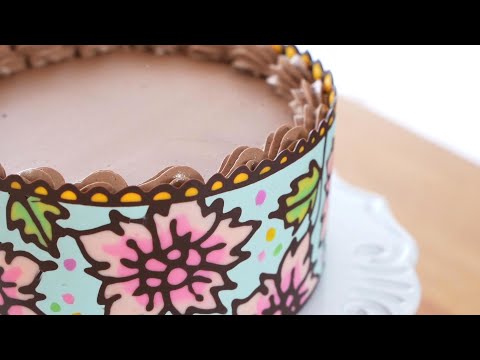     .  Beautiful and delicious chocolate cake  Chocolate Buttercream Frosting