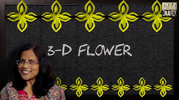3-D FLOWER Border for Bulletin Board | SUMMER SPECIAL | 5 - Minutes Design | DIY