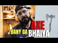 Making Turgut's AXE from season Ertugrul  / Total wooden banny ga bhaiya / Part 1