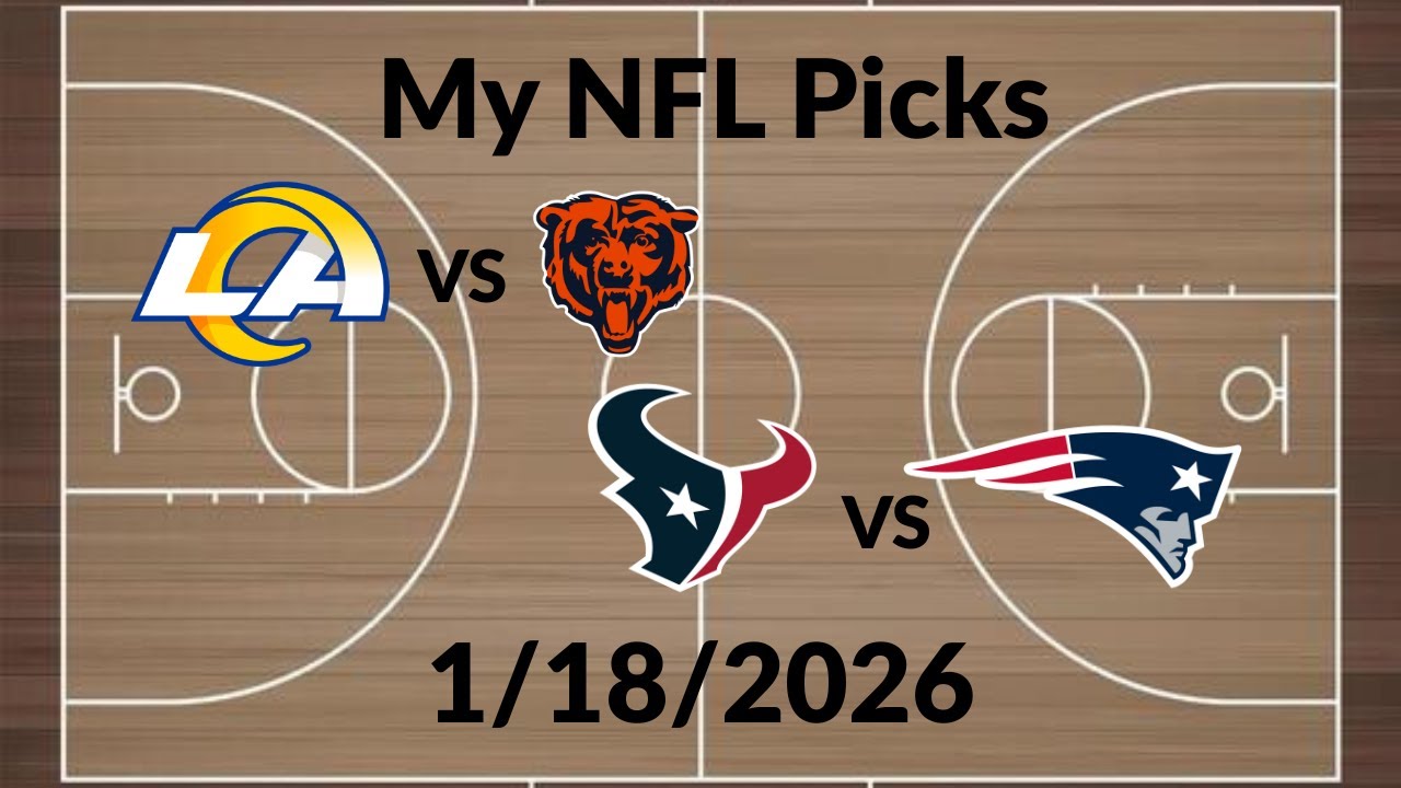 NFL Playoff Picks today! (1/18/26)