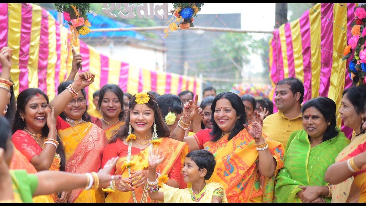 My wedding vlog part 2 | vorbelay nishijol | Bridhi | Gae holud Haldi dance| America with bangaliana