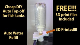 Дешевая система автодолива воды для аквариума своими руками — БЕСПЛАТНЫЕ 3D-модели в комплекте!!! screenshot 4