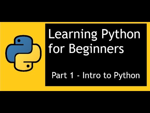 Intro to Python - YouTube