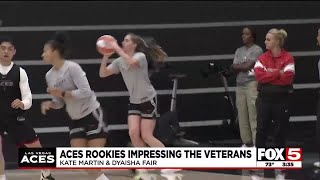 Aces rookies impressing veterans