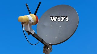 How to make an antenna for longrange WiFi networks using LNB