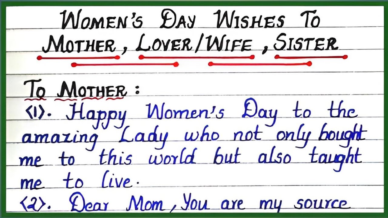 Women's Day Wishes | International Women's Day Quotes Messages ...