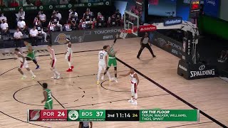 2nd Quarter, One Box Video: Boston Celtics vs. Portland Trail Blazers