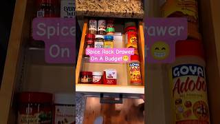 Dollar Tree Spice Drawer Hack Using Acrylic Frames #diy
